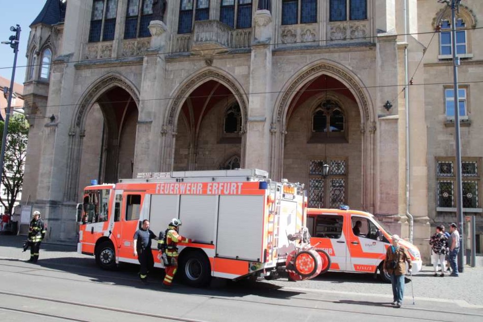 Die Feuerwehr rückte sofort an.