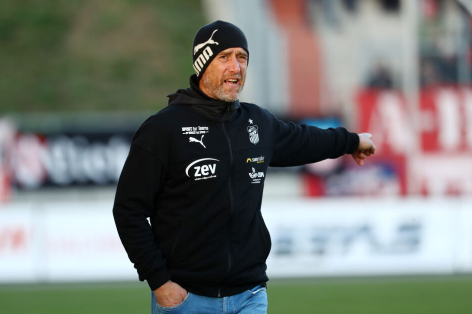 Coach Joe Enochs war zufrieden mit dem Auftritt seiner FSV-Kicker gegen Preußen Münster.