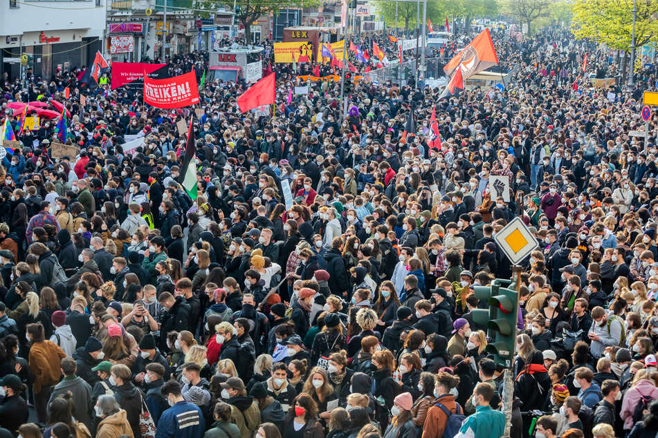 1. Mai in Leipzig: Hier wird zum Tag der Arbeit demonstriert