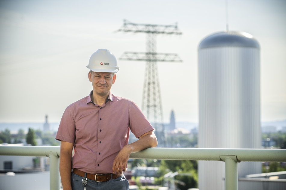 Axel Pechstein, Chef der Gas- und Dampfturbinenkraftwerke bei SachsenEnergie.