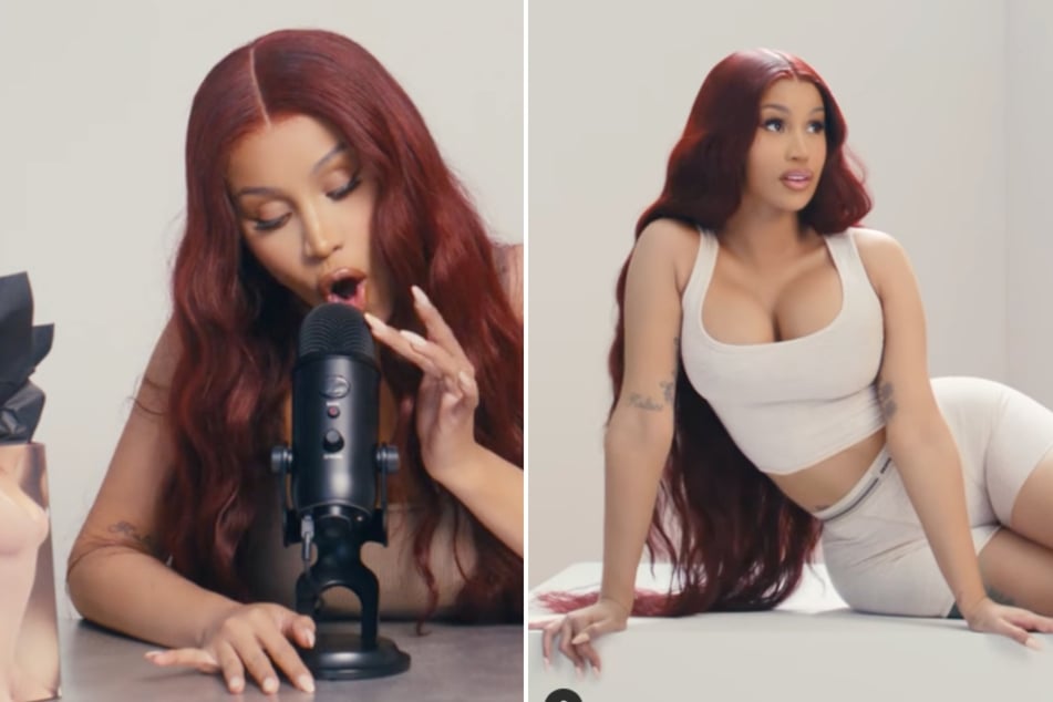 Cardi B didn't just do a sexy ad for SKIMS – she also promoted the products with ASMR on TIkTok!