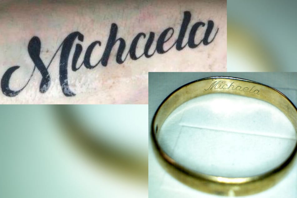 Der Getötete trug ein "Michaela"-Tattoo auf dem linken Unterarm und einen goldenen Ring am rechten Ringfinger, ebenfalls mit der Gravur "Michaela".
