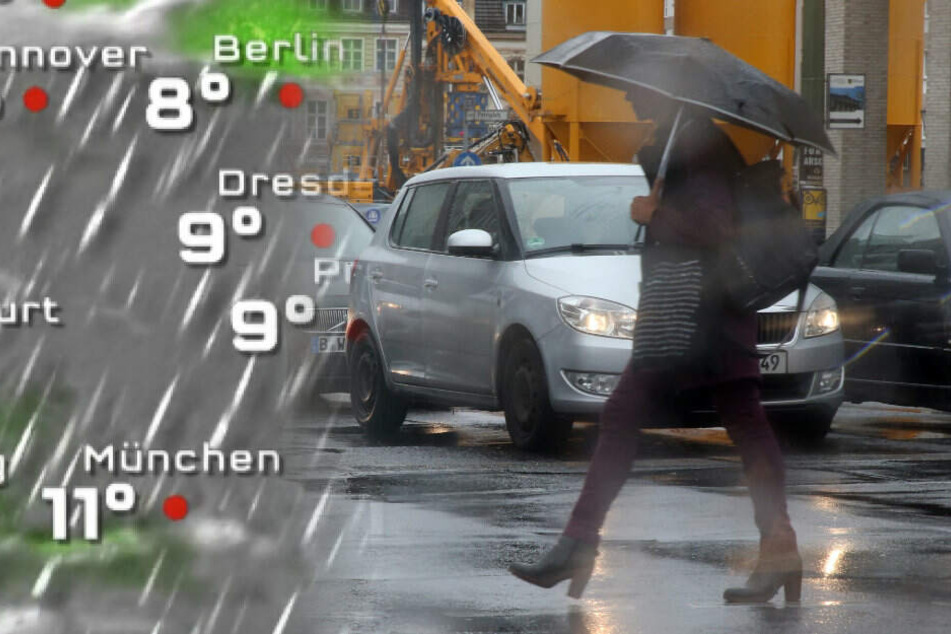 In Berlin und Brandenburg wird es nass.