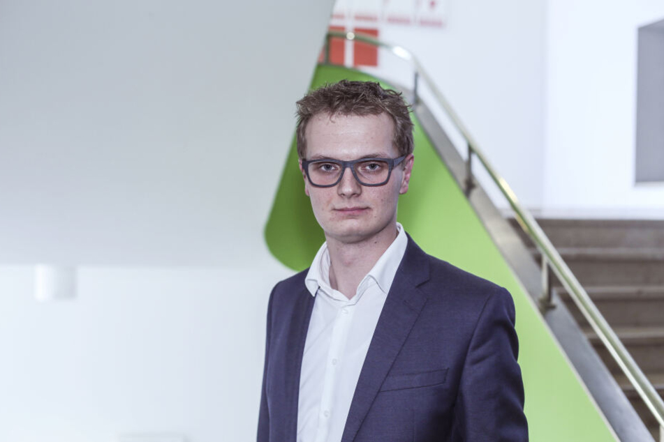 Transparenz in eigener Sache: Valentin Lippmann (28, Grüne) informiert auf seiner Website im Internet über seine Abgeordneten-Einkünfte.