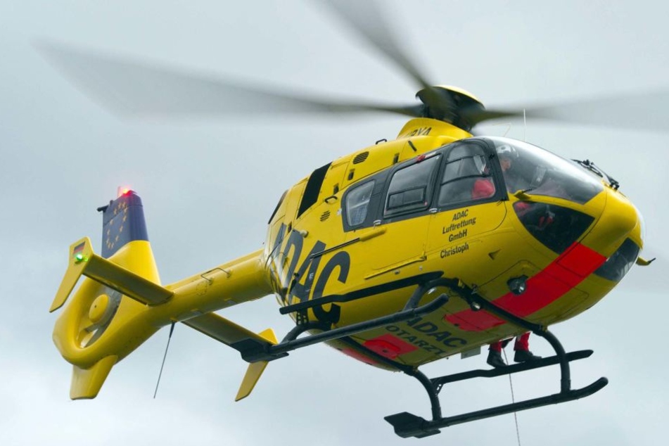 Der Rettungshubschrauber konnte nicht landen. (Symbolbild)