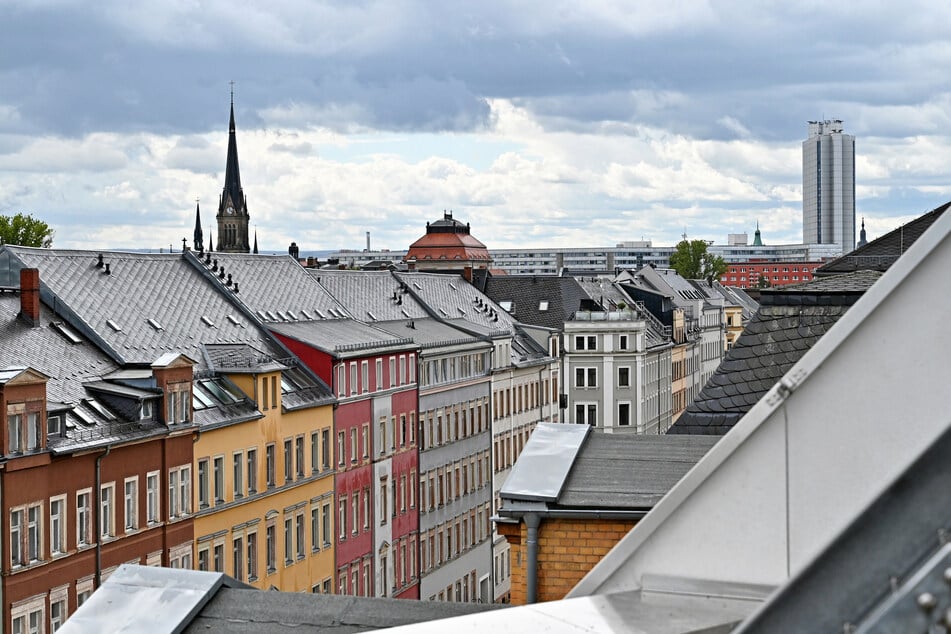 Vom Studentenwohnheim auf dem Brühl bot sich ein einmaliger Blick über die Dächer der Stadt.