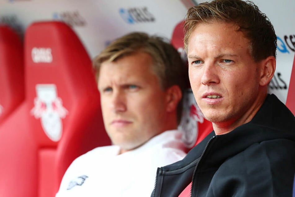 "Von Perfektion waren wir noch relativ weit entfernt", musste Trainer Julian Nagelsmann (r.) feststellen.