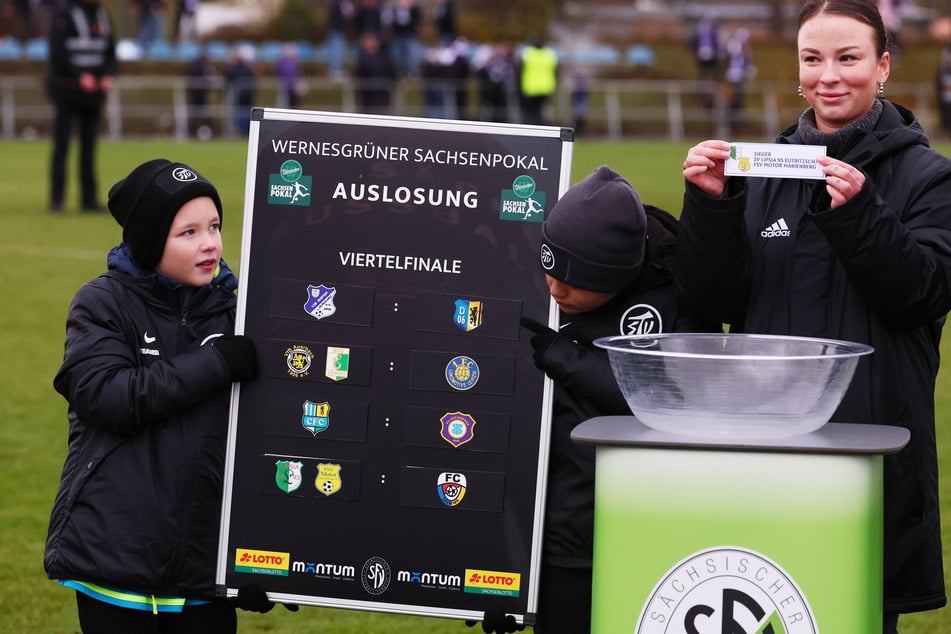 Nach dem Achtelfinale ging es in Leipzig an den Lostopf.