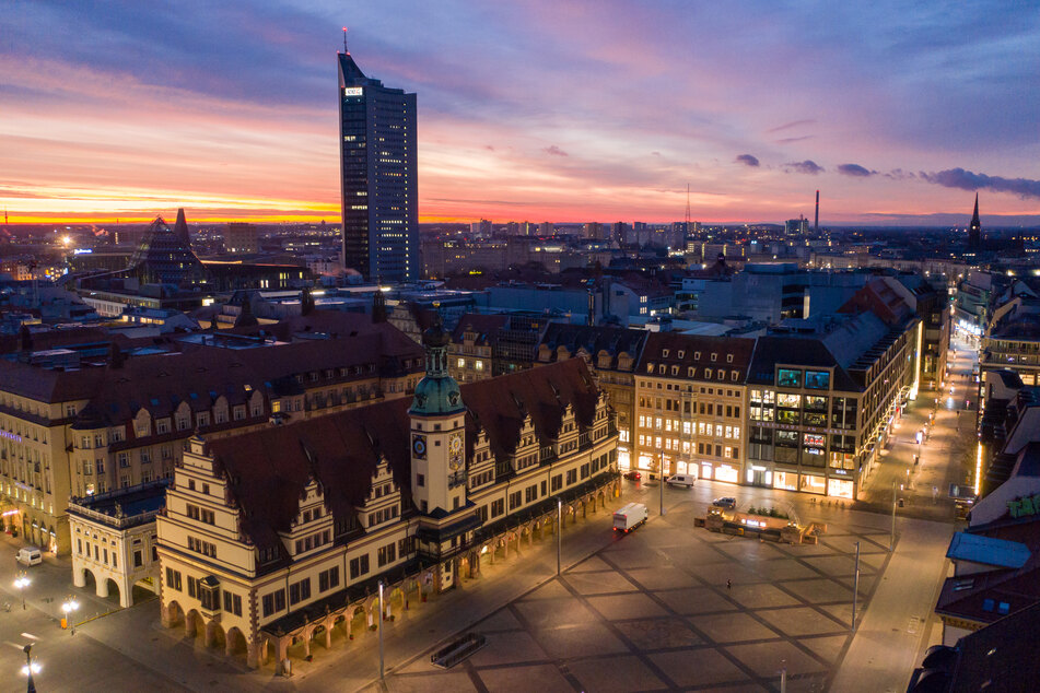 Die "Leipziger Markt Musik" verwandelt den Marktplatz vor dem Alten Rathaus eine ganze Woche lang in ein Musik-Festival. (Archivbild)