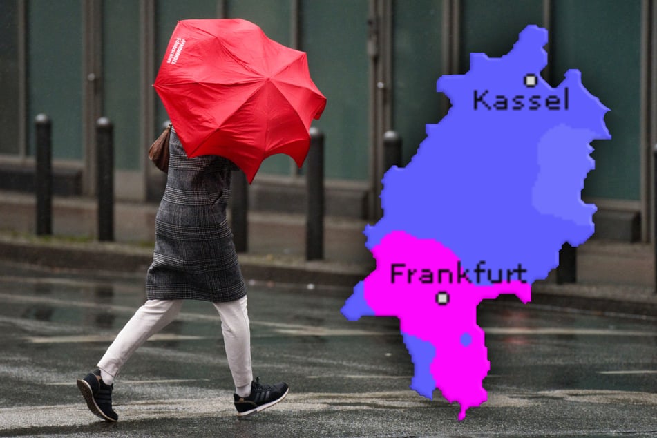 Das Wetter in Hessen zeigt sich zum Wochenendausklang nicht von seiner freundlichen Seite.