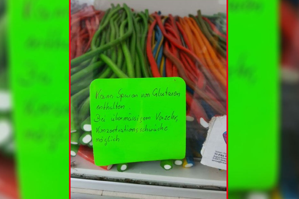 Dieser kreative, aber falsche Hinweis auf Farbstoffe erzürnte die Tester.