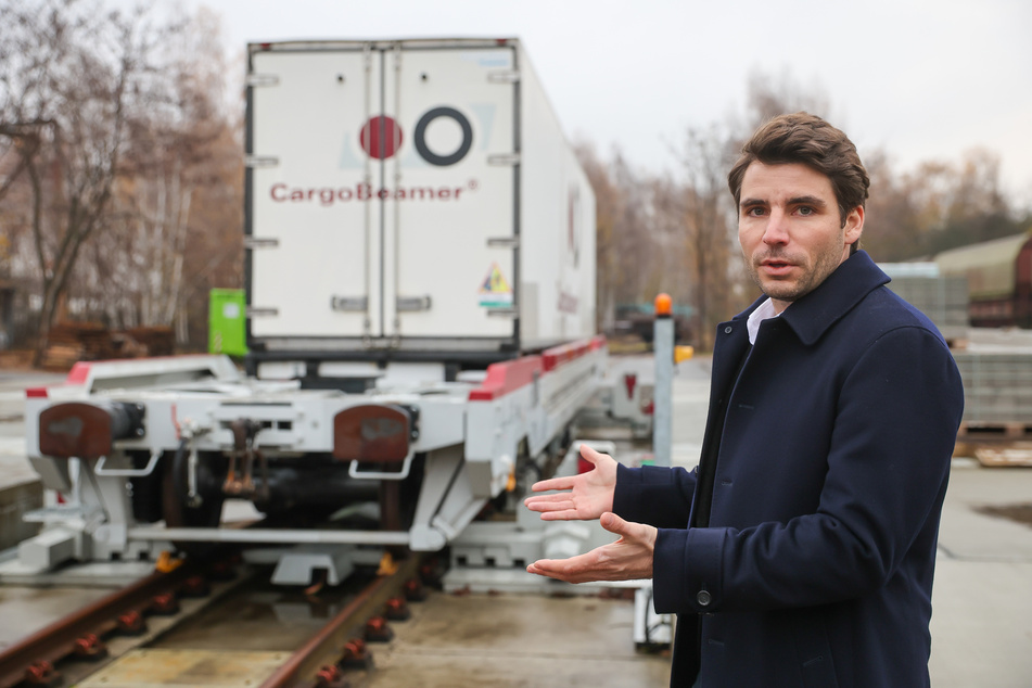 Leipzig: Von der Autobahn auf die Schiene: So will eine Leipziger Firma den Güterverkehr revolutionieren