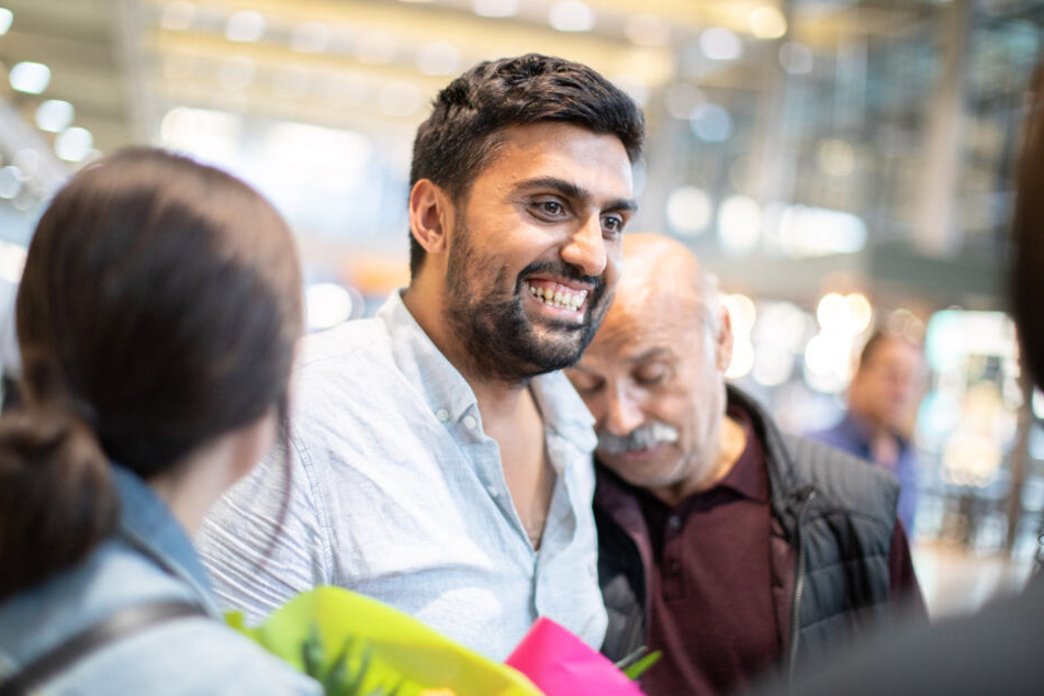 Adil Demirci am Montagabend bei seiner Rückkehr nach Köln.
