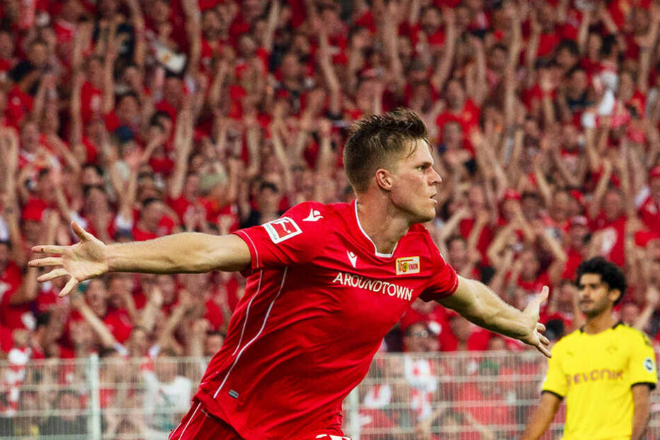 Union-Angreifer Marius Bülter erzielte gegen den BVB einen Doppelpack.