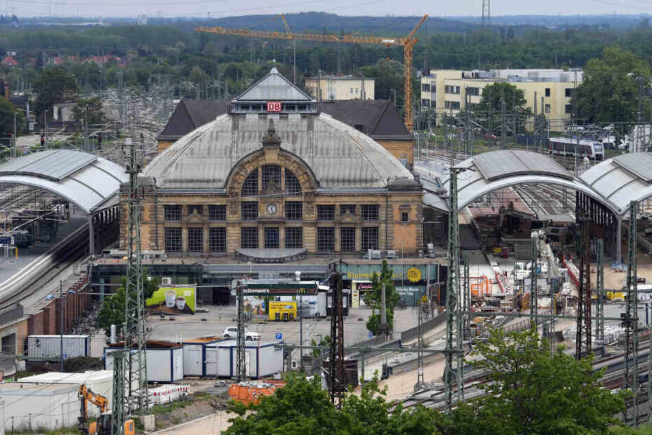 Wieder einmal sind Teile des Hallenser Hauptbahnhofs gesperrt.