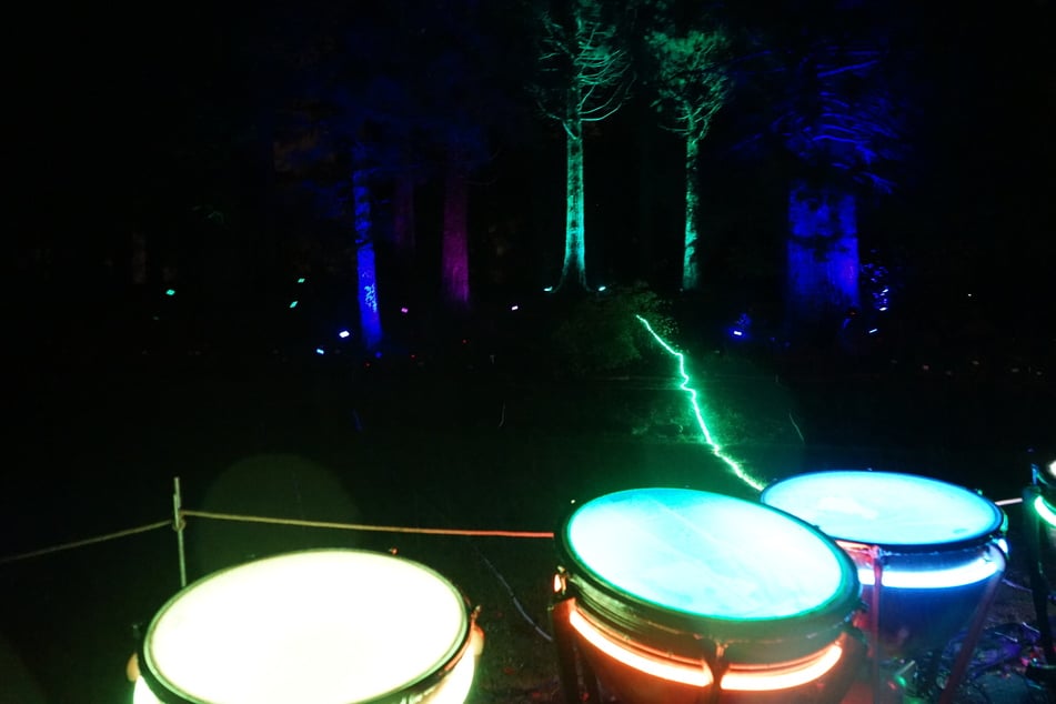 Die Lichttrommeln sind international eine "Christmas Garden"-Neuheit.