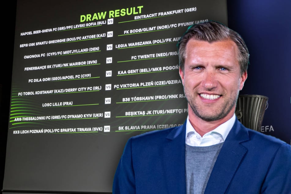 Die beiden möglichen Gegner in den Play-offs sieht Eintracht-Sportvorstand Markus Krösche (42) als "keine leichten Aufgaben" an.