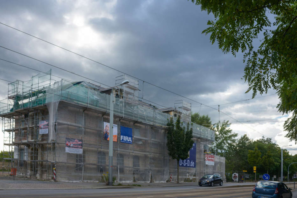 Die alte "Melkus-Villa" bildet den Startschuss für die Hafencity-Bebauung.