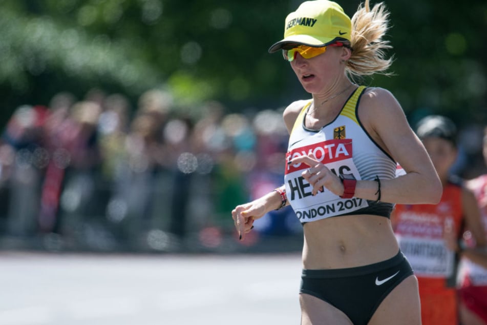 Marathon-Läuferin Katharina Heinig (Archivbild) wird in Frankfurt an den Start gehen.