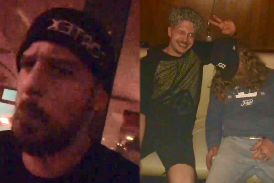 Bei der After-Dreh-Party scheint es ziemlich abgegangen zu sein!