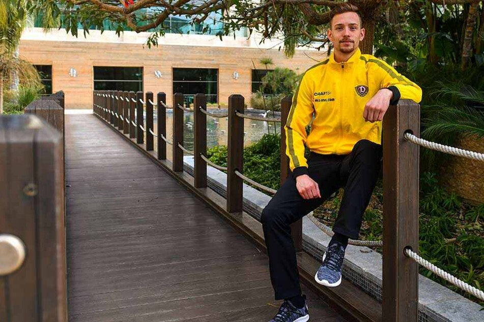 Hängt Jannik Müller etwa schon in den Seilen? Auf keinen Fall! Der 25-Jährige hat bei Dynamo noch viel vor, will Führungsspieler werden.