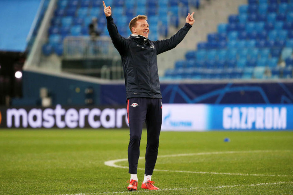 Hat derzeit ordentlich zu jubeln: Trainer Julian Nagelsmann (32).