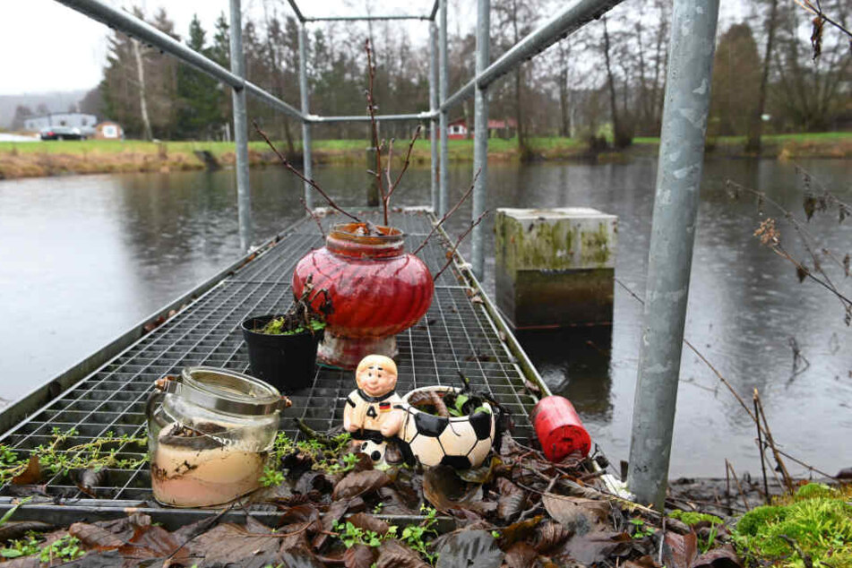 Die drei Geschwister ertranken im Jahr 2016 in diesem Dorfteich.