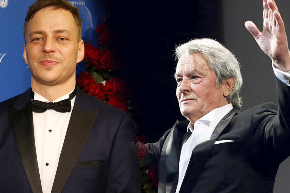 Alain Delon (83) ist gestürzt, kann leider nicht da sein - Tom Wlaschiha (45) hält dennoch die Laudatio.