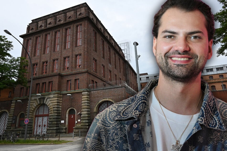 A finales de junio, todo comenzó para Jimi Blue Ochsenknecht (33) en la cárcel de detención preventiva de Hamburgo. (Montaje de imagen)