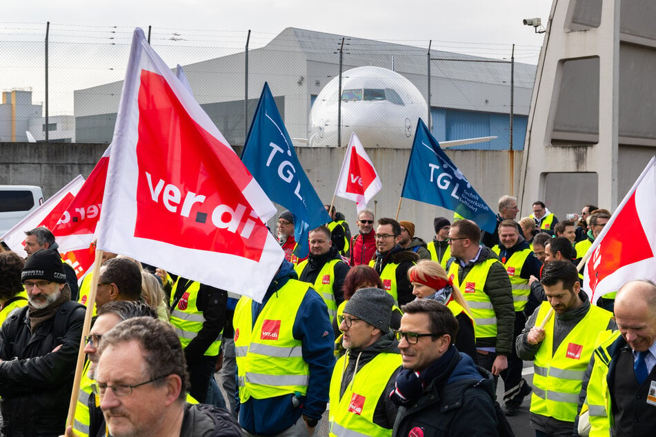 Unter anderem streikte in den vergangenen Wochen auch das Bodenpersonal der Kranich-Airline.