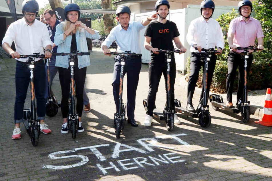 Anfang Juni startete der erste Elektro-Roller-Anbieter in Herne.