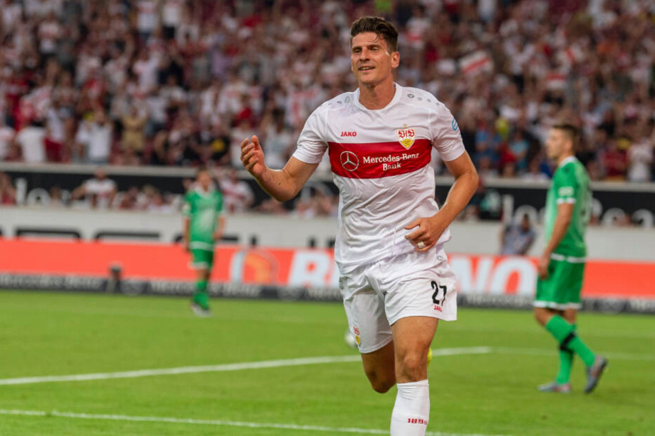 Er traf für die Stuttgarter: Mario Gomez. (Archiv)