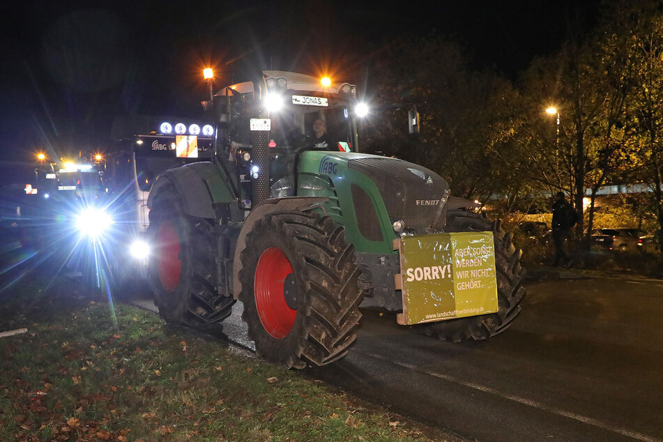 "Sorry, aber sonst werden wir nicht gehört". Die Protestaktion der Landwirte sprach eine einheitliche Sprache.
