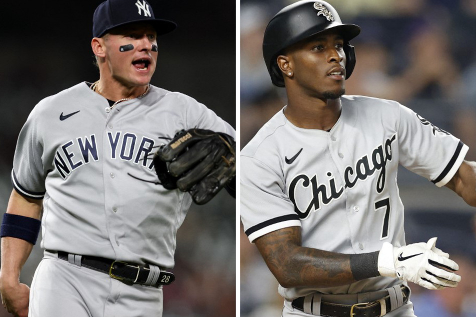 Josh Donaldson (l) and Tim Anderson (r) exchanged heated words during the Saturday White Sox vs. Yankee game.