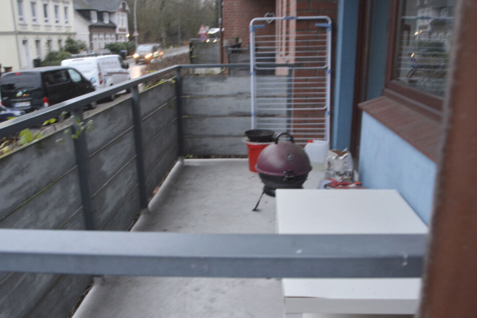 Da steht der Übeltäter: Der Grill wurde in einer Wohnung benutzt.