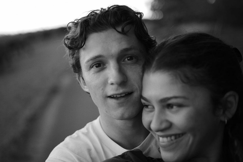 Zendaya (r.) went Instagram official with boyfriend Tom Holland in a sweet new birthday post.