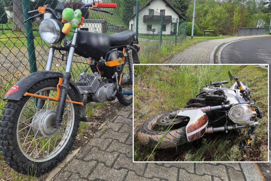 Unfälle an Himmelfahrt in Sachsen: Zwei junge Männer im Krankenhaus