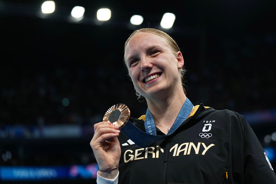 Isabel Gose (22) gewann Bronze über 1500 Meter Freistil - und wurde fast ebenso häufig nach ihrem Ex-Freund gefragt wie nach ihren eigenen Leistungen.