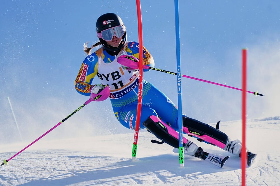 Ski-Youngster Cornelia Öhlund (21) stürzte im Training schwer. (Archivfoto)