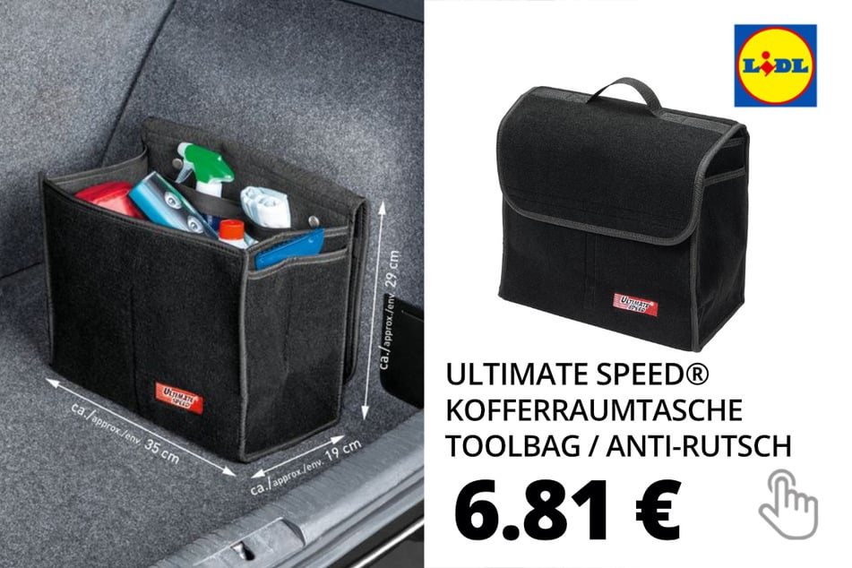 ULTIMATE SPEED® Kofferraumtasche Toolbag / Anti-Rutsch und Schmutzfangmatte