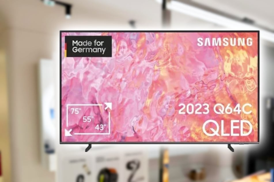 75-Zoll QLED-TVs sind am Freitag (13.9.) bei Samsung stark reduziert