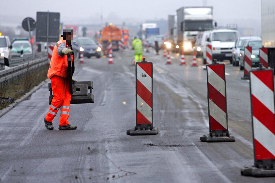 Baustellen Chemnitz: Ab heute: Einschränkungen auf A72 bei Chemnitz