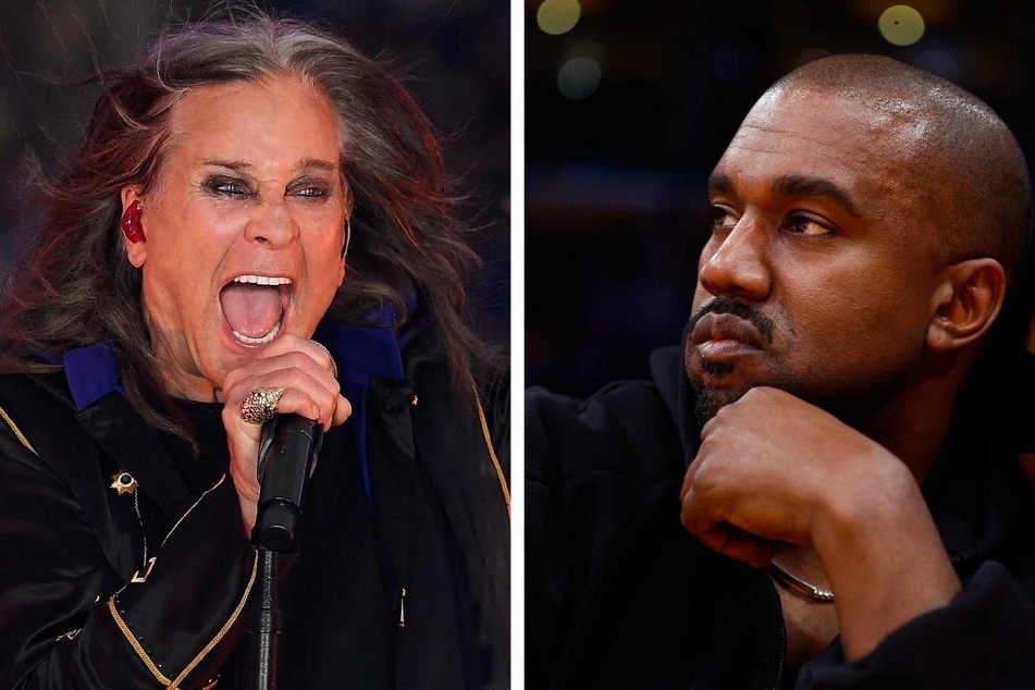 Ozzy Osbourne (l.) claimed that he expressly refused permission for Kanye West (r.) to sample Black Sabbath for his new album.