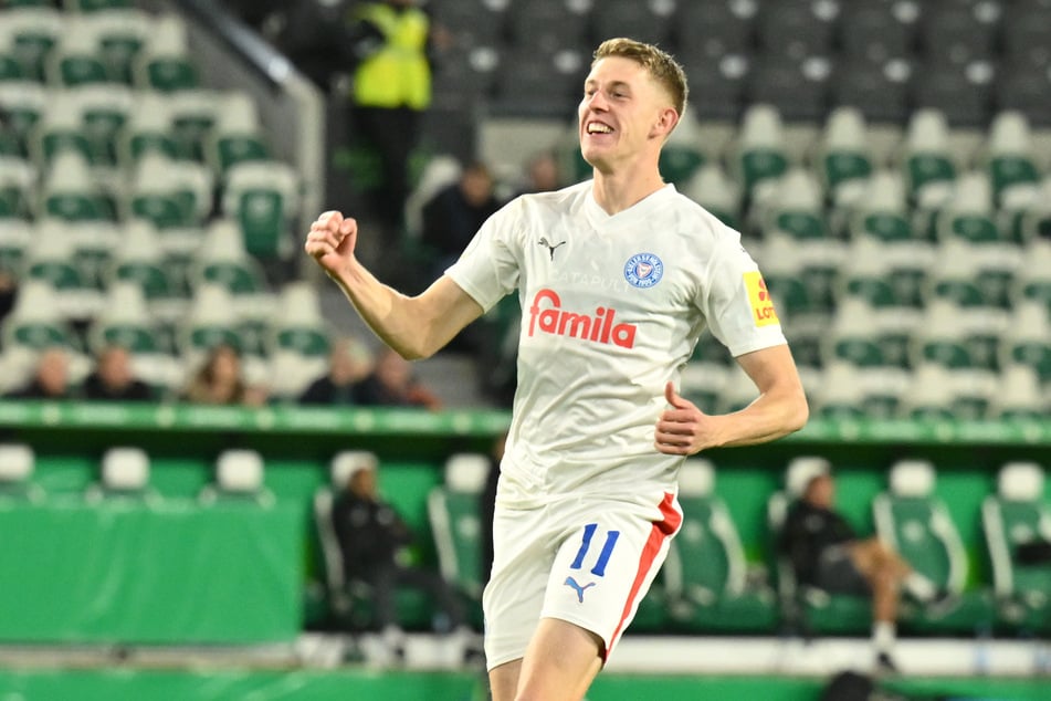 Kiels Top-Scorer Alexander Bernhardsson (27) wird den Störchen gegen Dynamo fehlen.