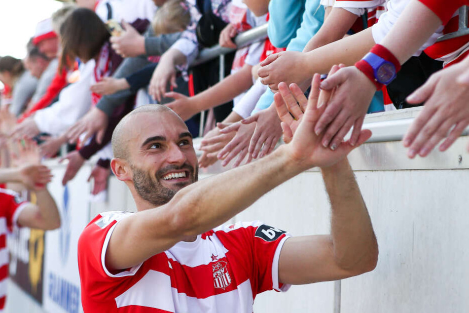 Nico Antonitsch hatte beim FSV Zwickau eine gute Zeit, war auch bei den Fans beliebt.