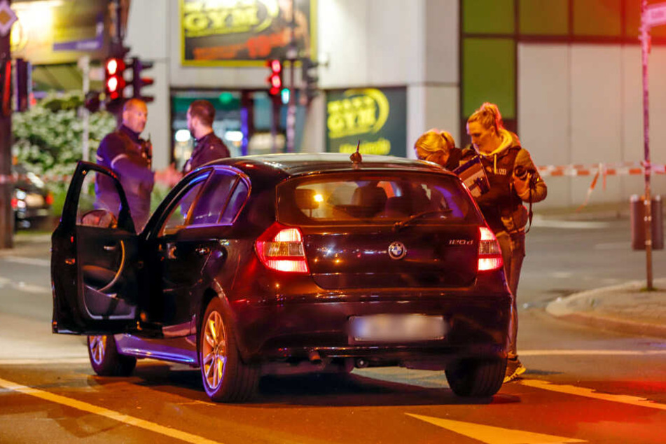 Der Mann soll in diesem Auto gesessen haben, als auf ihn geschossen wurde.