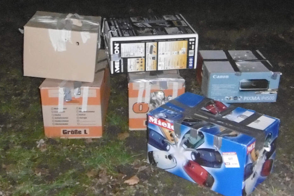 In diesen Kartons waren elf Katzen eingesperrt.