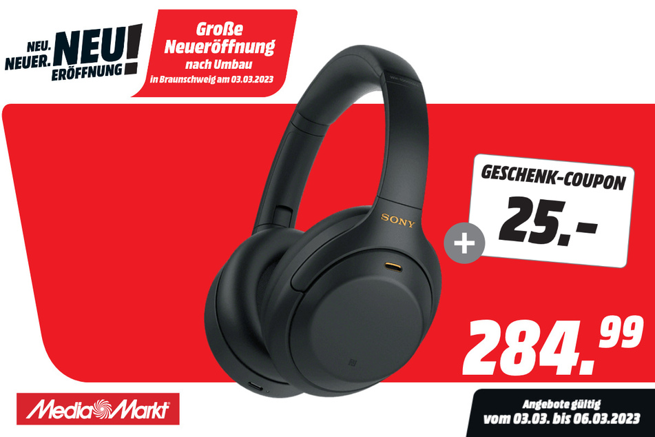 Sony-Kopfhörer für 284,99 Euro.