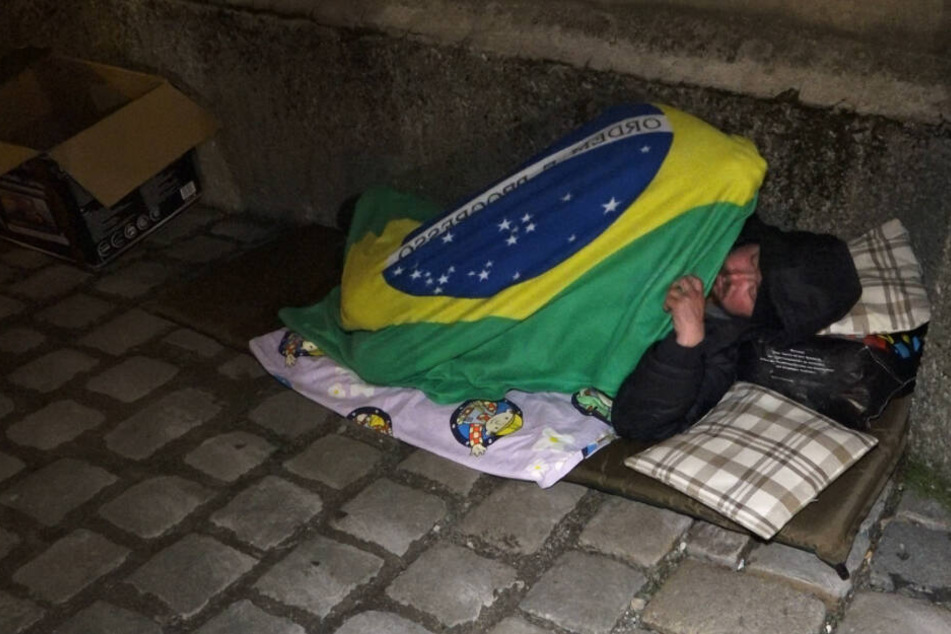 Nico ist seit vier Jahren obdachlos.