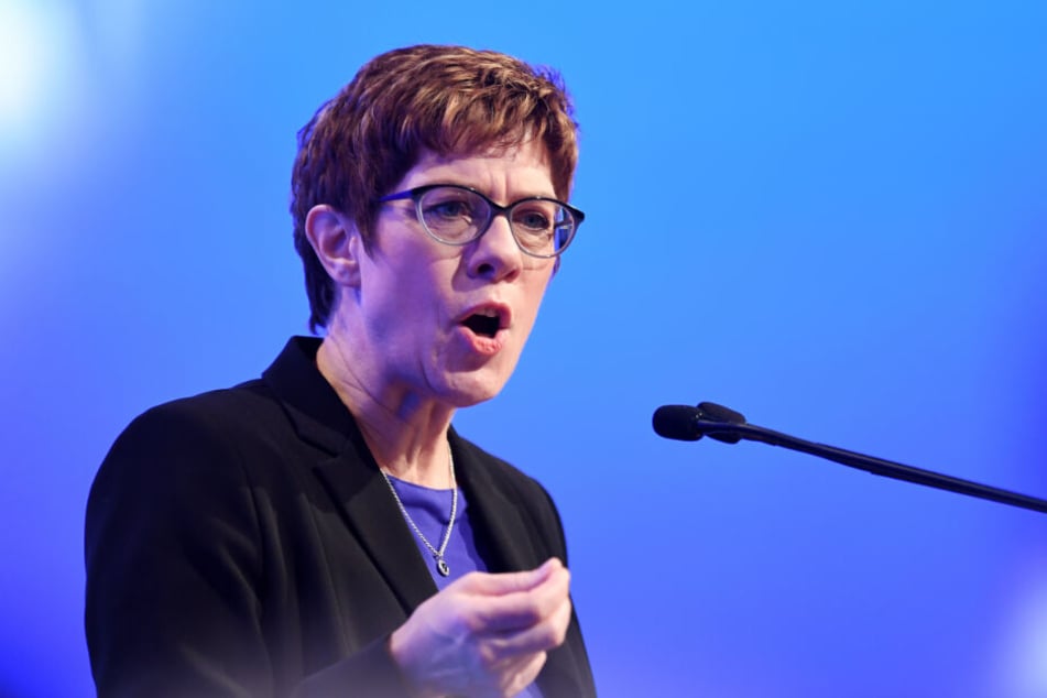 CDU-Vorsitzende Annegret Kramp-Karrenbauer bei einer Rede